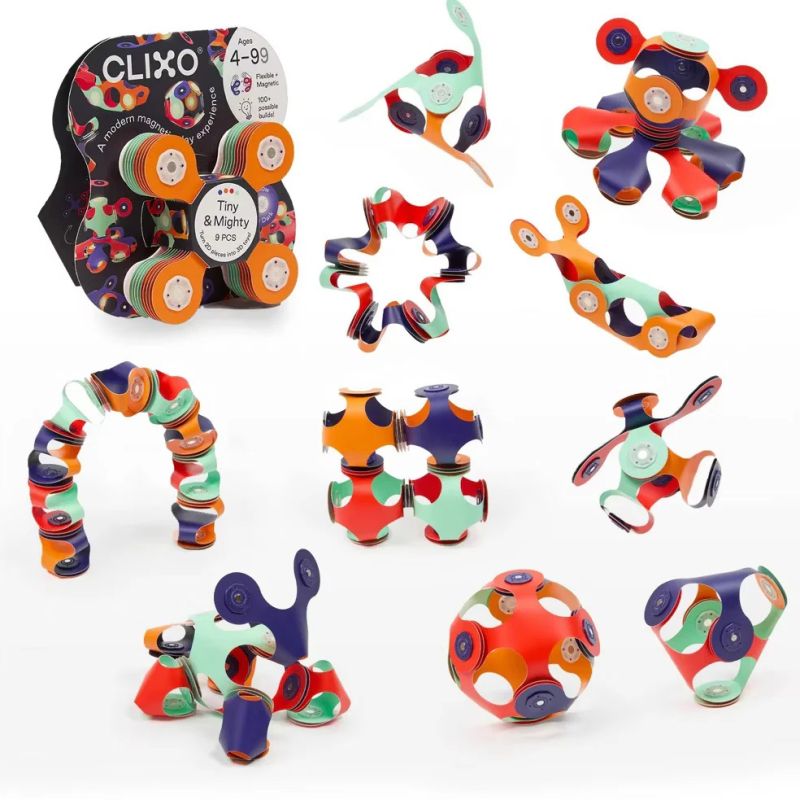 Kosmiczny zestaw klocków magnetycznych, Clixo Tiny&Mighty