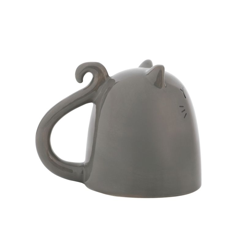 Kubek up & down szary kot 