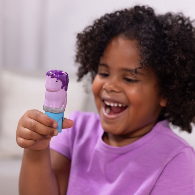 Sticker WOW! Stempelek z naklejkami fioletowy jednorożec
