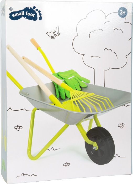 Zestaw ogrodnika Taczka + Narzędzia + Rękawice