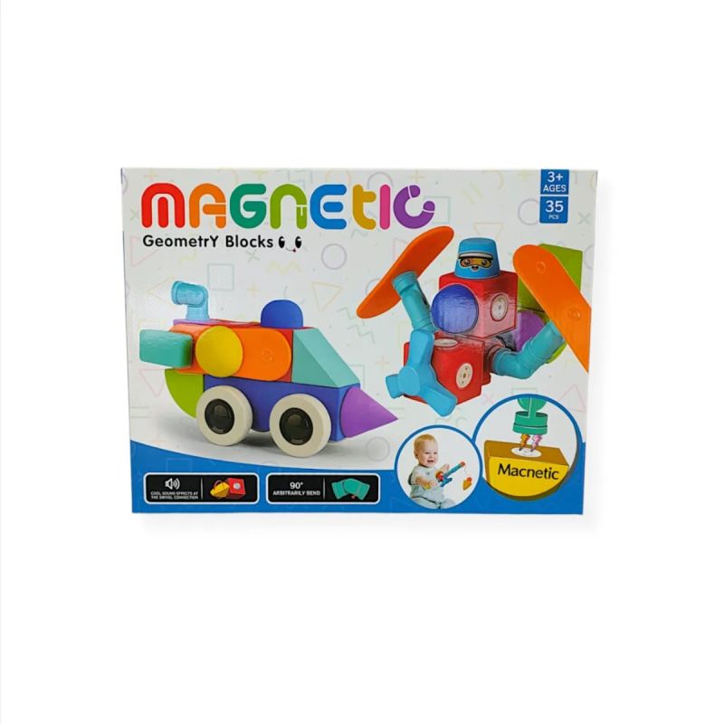 Magnetyczne klocki piankowe Tong LE, 35 el. 3+