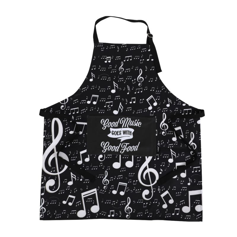 Fartuszek w tubie z motywem nut