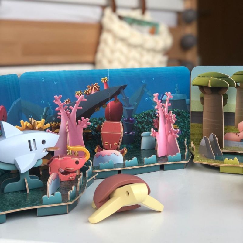 Zestaw magnetycznych figurek Wodny Świat 3D