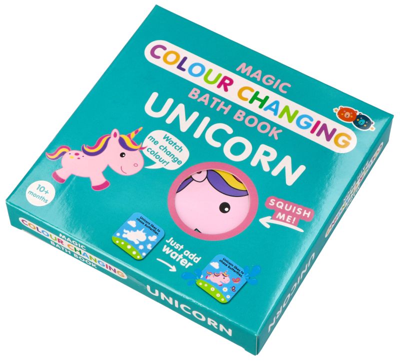 Magiczna kolorowa książeczka do kąpieli z Jednorożcem
