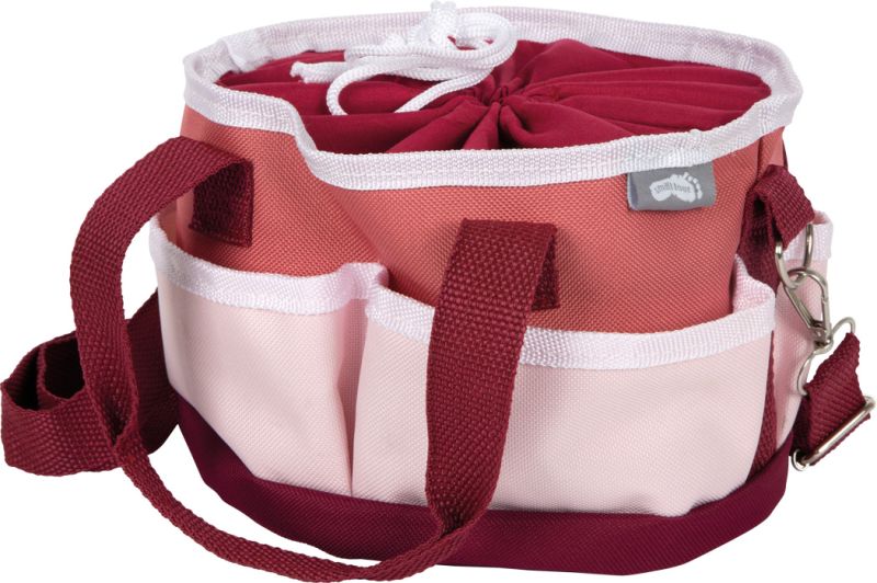 Zestaw do pielęgnacji hobby horsa w czerwonej torbie