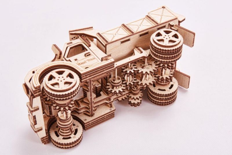 WoodTrick Puzzle mechaniczne 3D ciężarówka