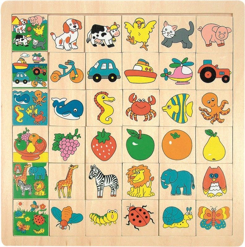 Puzzle dopasuj obrazek