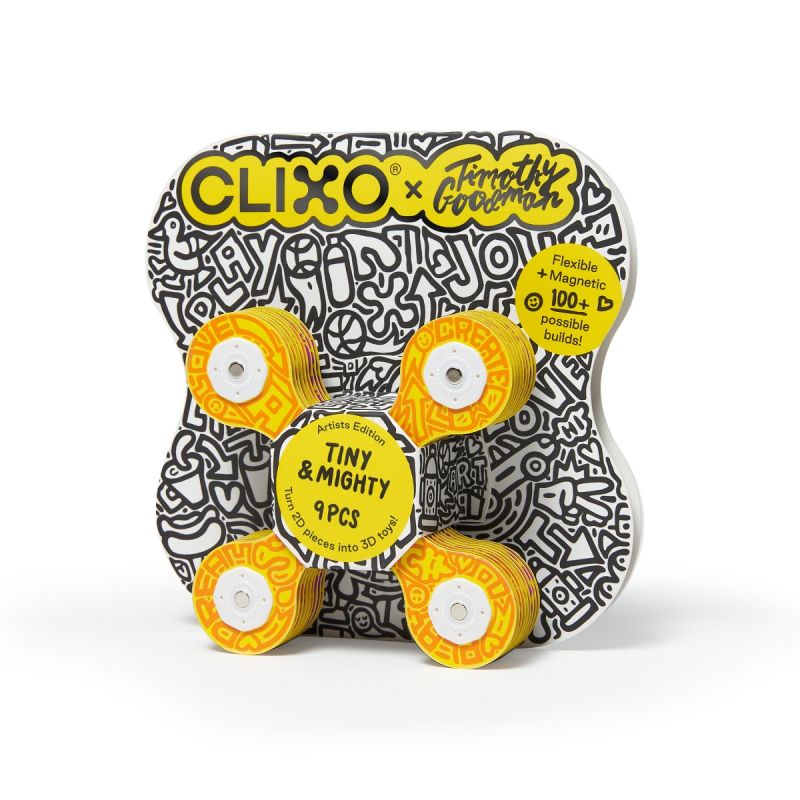Komplet klocków magnetycznych, motyw artystyczny Tiny&Mighty