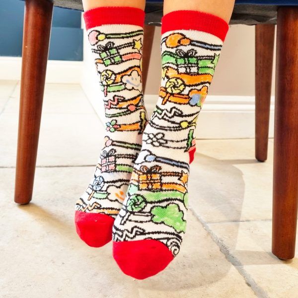 Skarpetki do kolorowania - zestaw kreatywny w tubie