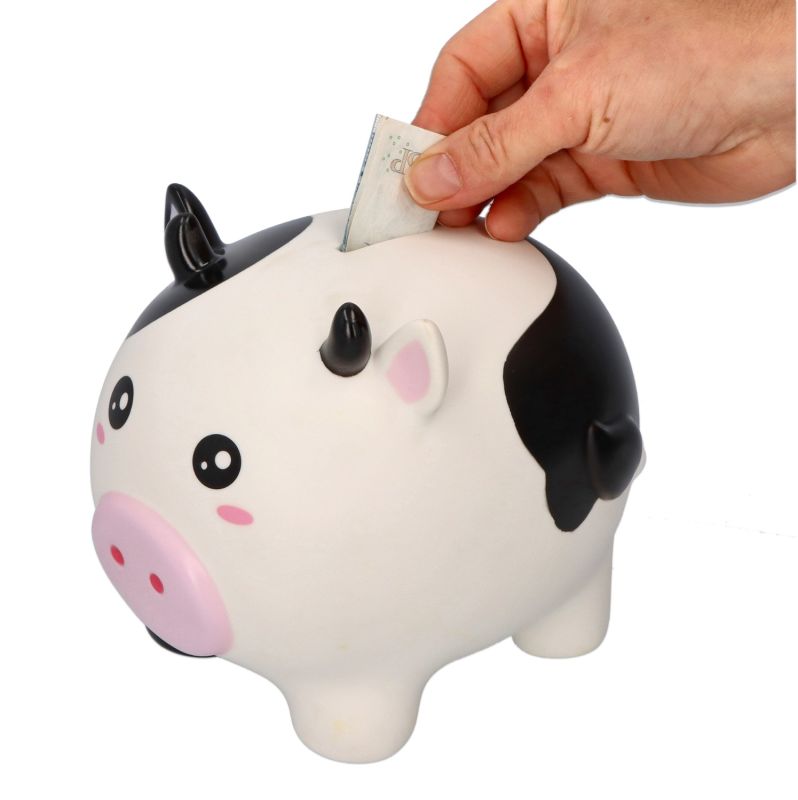 i-total Duża skarbonka Krówka