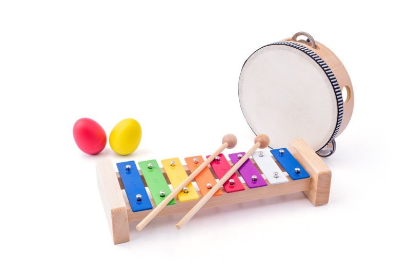  Zestaw Muzyczny 8 elementów - instrumenty dla dziecka