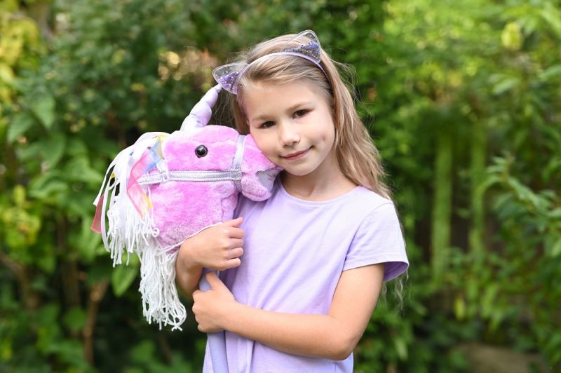 Jednorożec na patyku Lila Hobby Horse