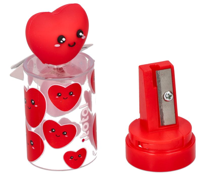 Temperówka z pojemnikiem 1szt, różne wzory