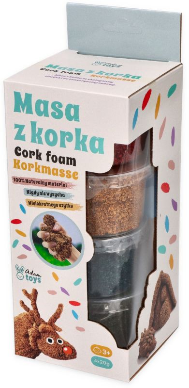 Masa z korka korkolina sensoryczna Adam Toys