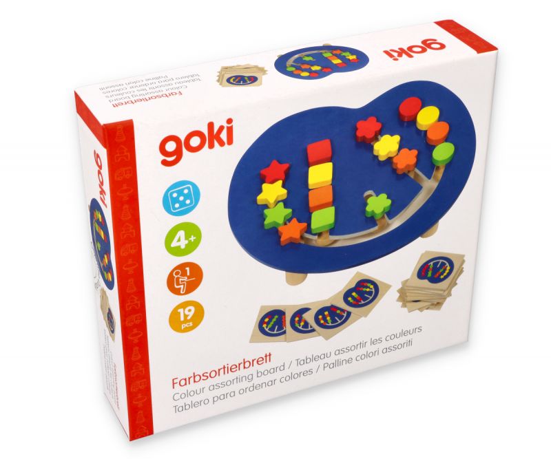 Goki układanka sortowanie kolorów