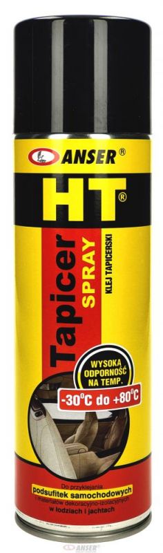 Klej Tapicer HT żółto-czerwony spray 500 ml - ERLI
