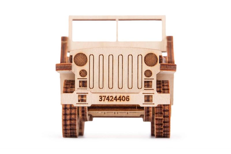 Drewniane puzzle 3D Jeep