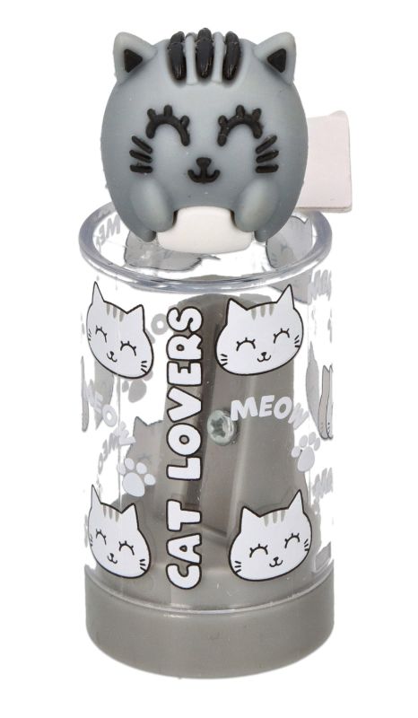 Temperówka z pojemnikiem 1szt, różne wzory