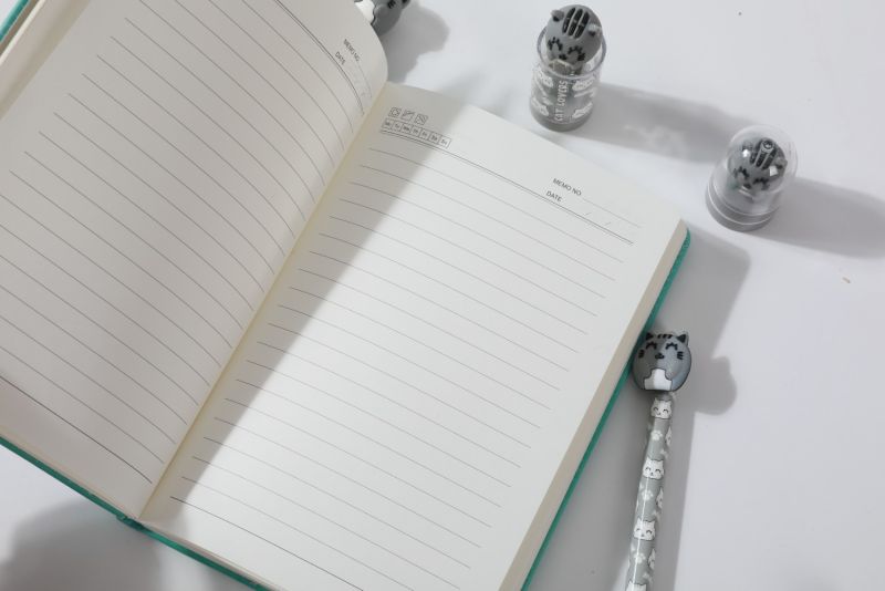 Notes A5 miętowy w twardej okładce z piankowym obiciem 96k