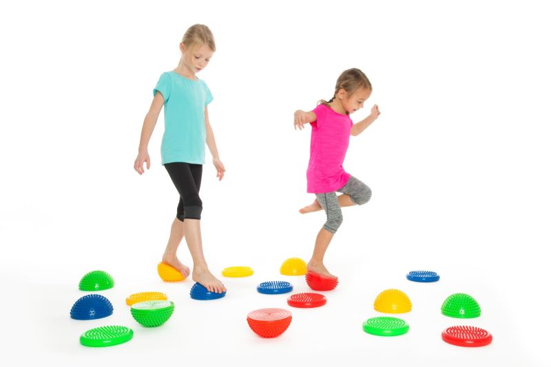 Półkula sensoryczna do masażu Niebieska