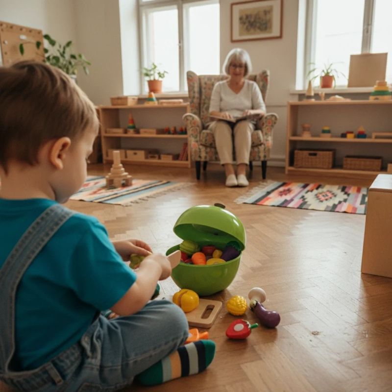 Zielone Jabłuszko, Zestaw Warzyw i Owoców do krojenia