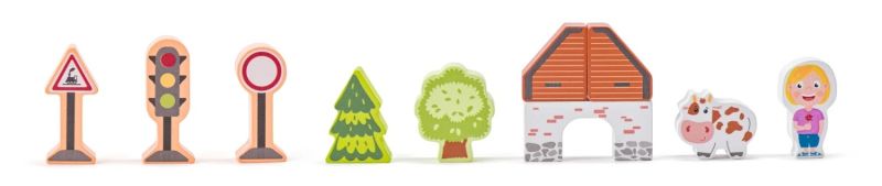 Kolejka ósemka w walizce - Miasto