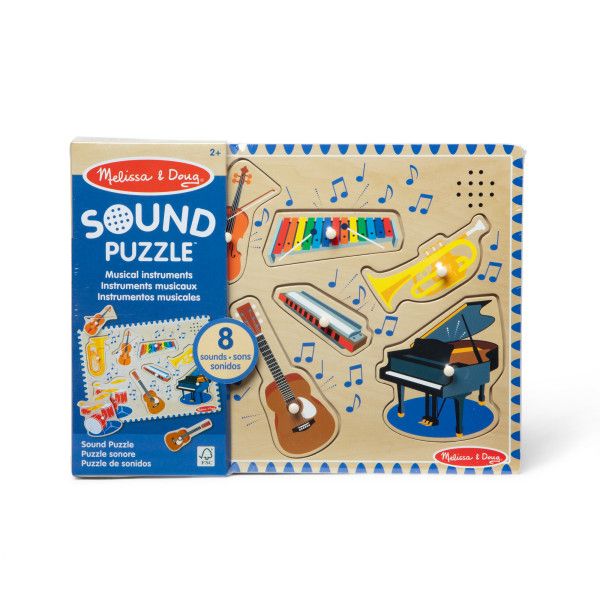 Puzzle dźwiękowe - Instrumenty muzyczne