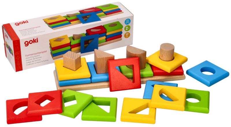 Drewniany sorter 4 kształty