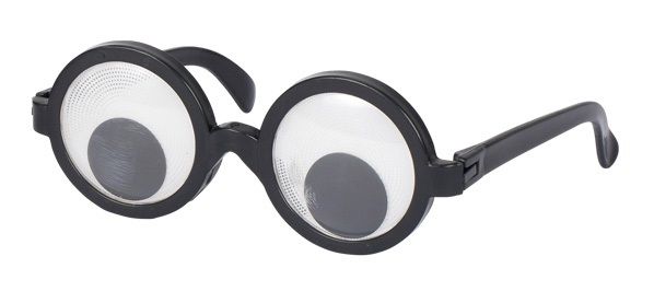 Imprezowe okulary ze źrenicami