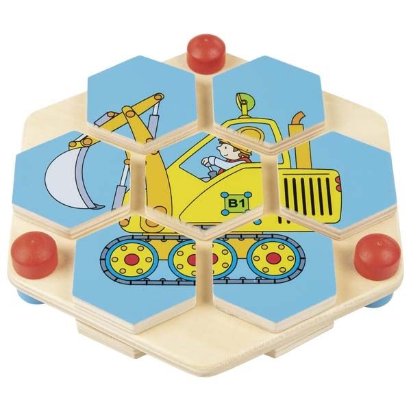 Goki puzzle hexagonalne pojazdy 
