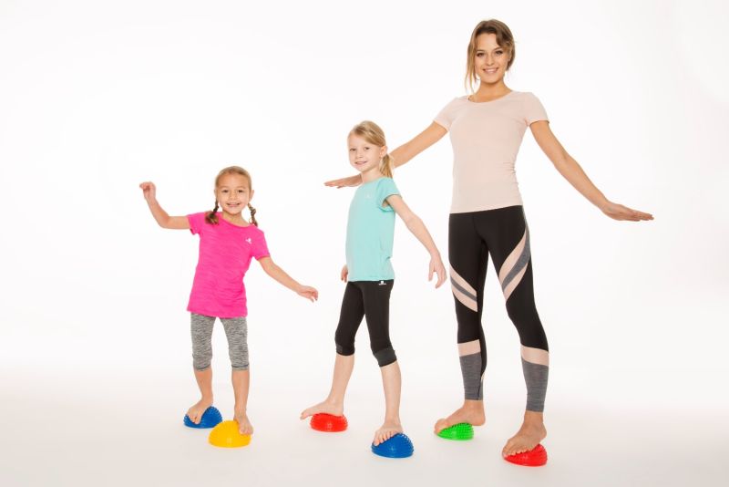 Półkula sensoryczna do masażu Niebieska