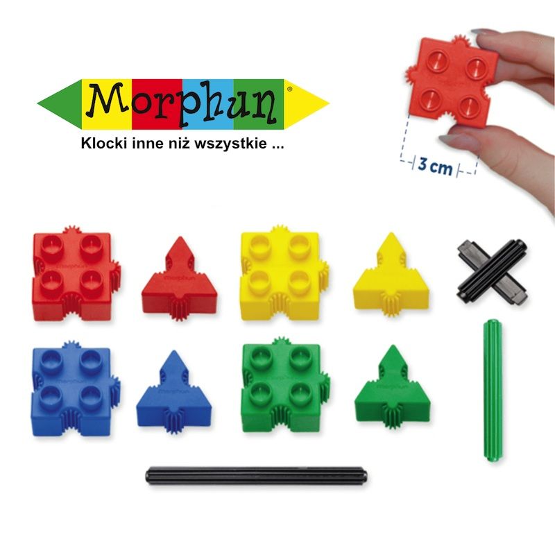 Morphun Zestaw klocków Zwierzątka, 252 el.