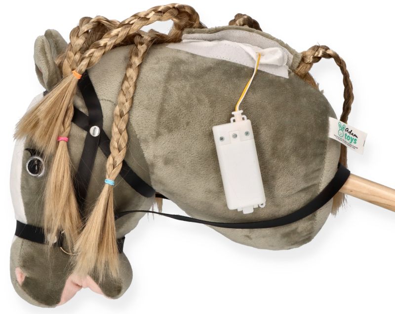 Konik na patyku Hobby Horse Siwek Premium