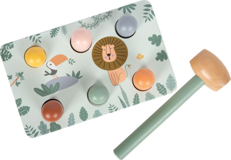 Wbijanka drewniana ze zwierzątkami z Safari FSC