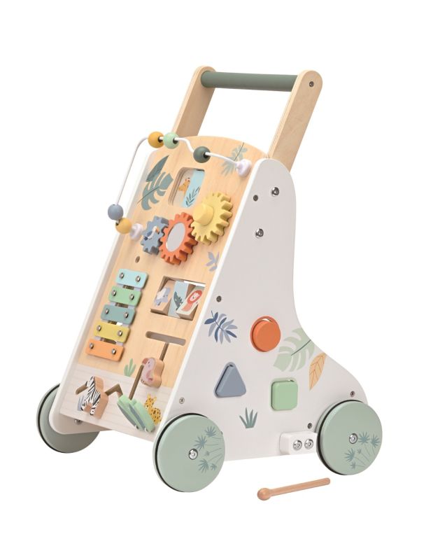 Drewniany Pchacz Montessori, Motyw Dżungli