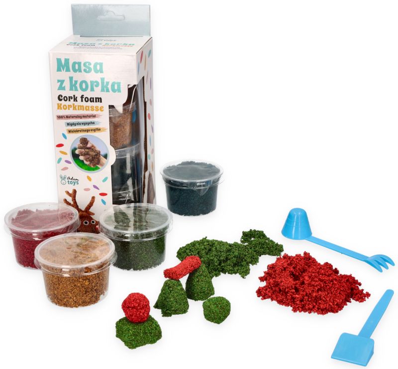 Masa z korka korkolina sensoryczna Adam Toys