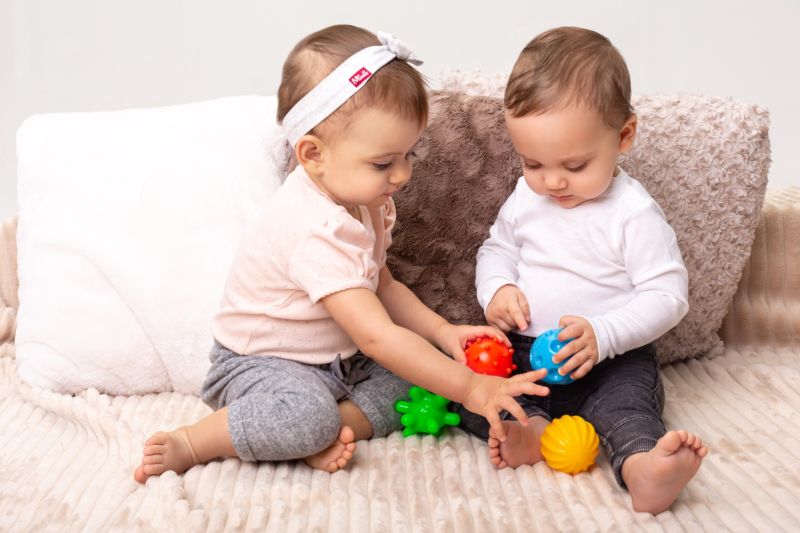 Piłki Sensorki Tullo - 4 piłeczki bez dziurek