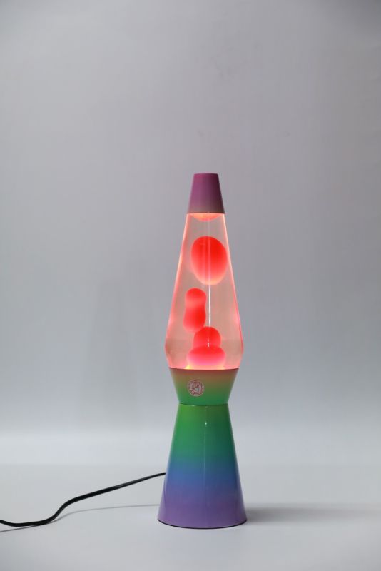 Tęczowa dekoracyjna lampa lava 