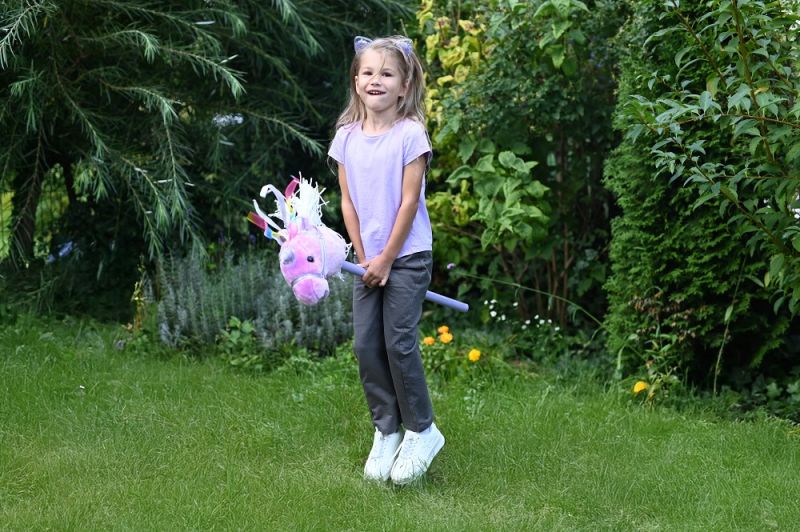 Jednorożec na patyku Lila Hobby Horse