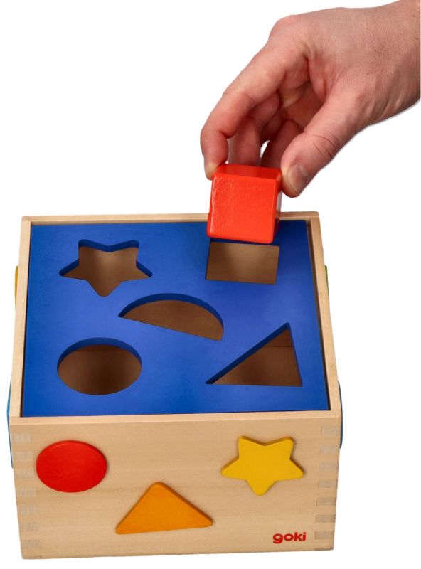 Sorter z klockami drewnianymi