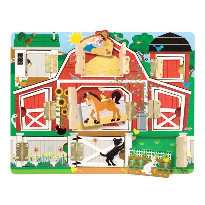 Melissa and Doug - Otwórz i zamknij - Układanka Zabawa w chowanego 