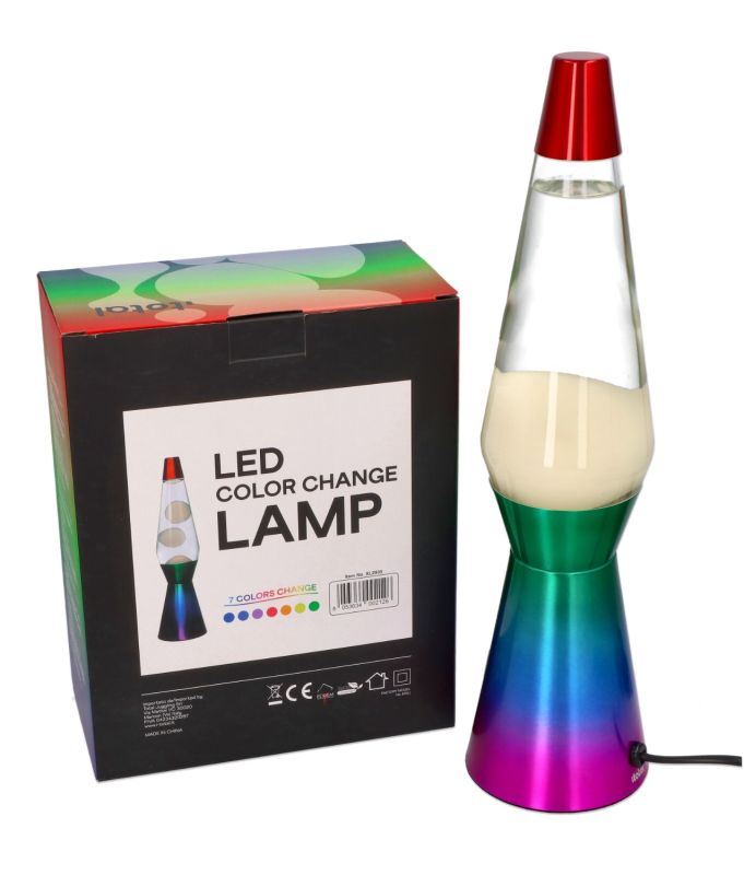 Lavowa lampa led zmieniająca kolor