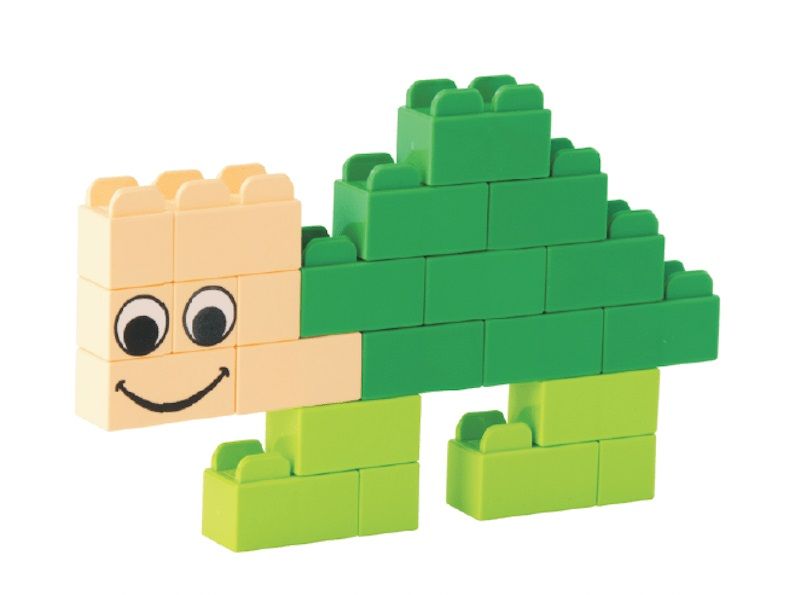 Mały Architekt - zestaw 350 klocków edukacyjnych