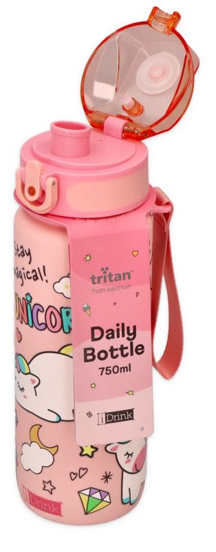 Butelka do picia 750 ml z tritanu - Jednorożce