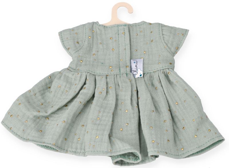 Sukienka dla lalki 32 cm miętowa
