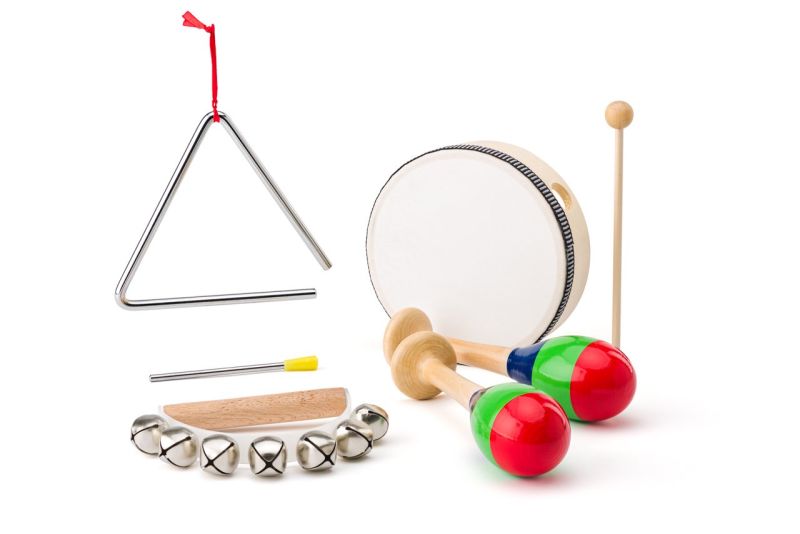 Zestaw zabawkowych instrumentów muzycznych