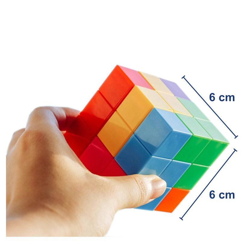 Magnetyczne klocki Magic Magnetic Cubes, 56 elementów