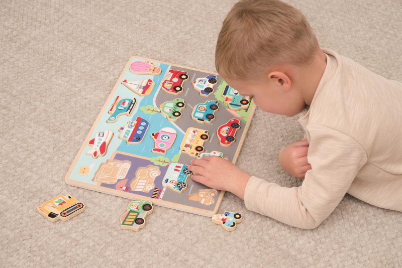 Puzzle 3D Transport Duże