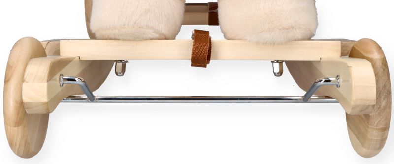 Bujaczek Pegaz Beżowy z fotelikiem i kołami