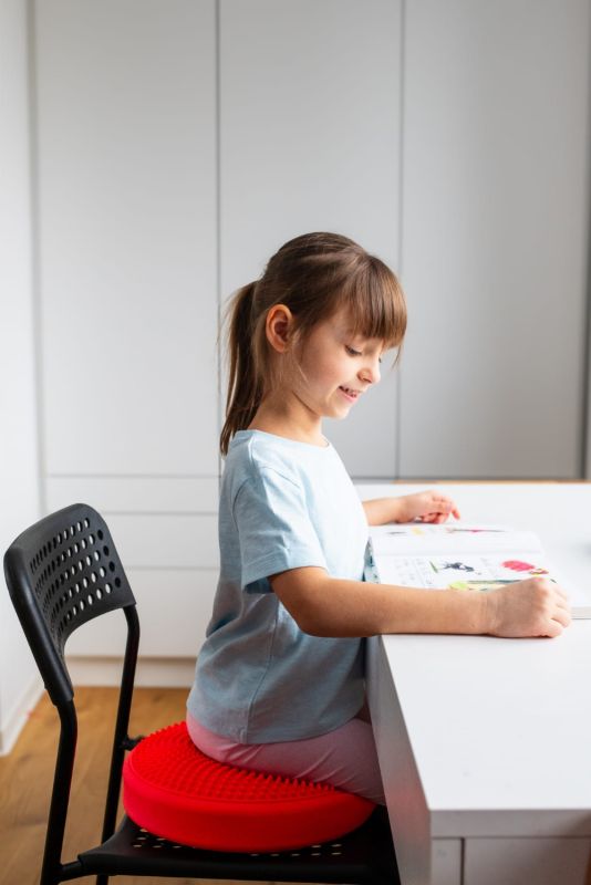 Poduszka sensoryczna niebieska Tullo 